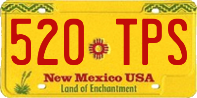 NM license plate 520TPS