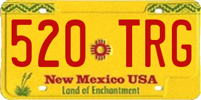 NM license plate 520TRG