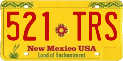 NM license plate 521TRS