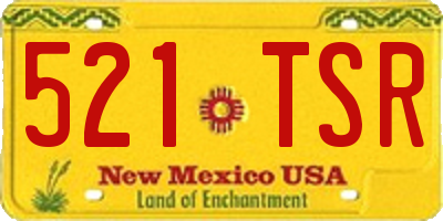 NM license plate 521TSR