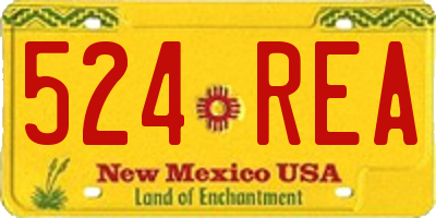 NM license plate 524REA
