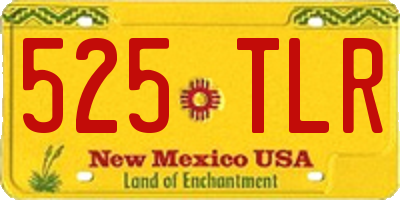 NM license plate 525TLR