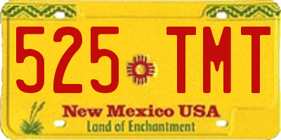 NM license plate 525TMT