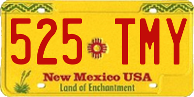 NM license plate 525TMY
