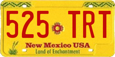 NM license plate 525TRT