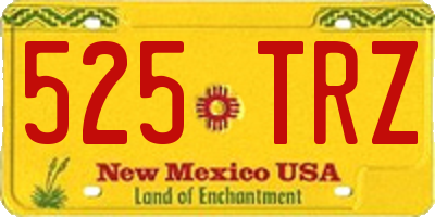 NM license plate 525TRZ