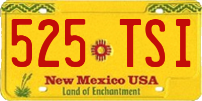 NM license plate 525TSI
