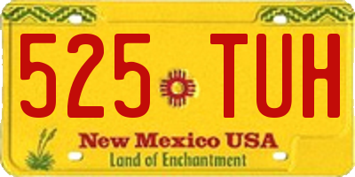 NM license plate 525TUH