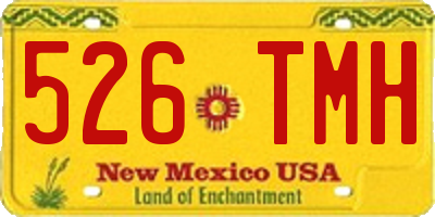 NM license plate 526TMH