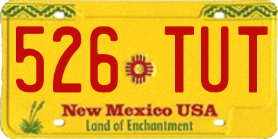 NM license plate 526TUT