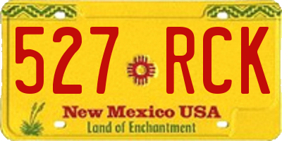 NM license plate 527RCK