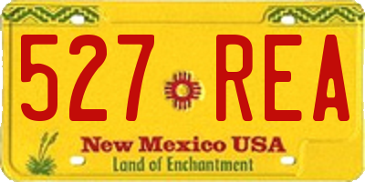 NM license plate 527REA