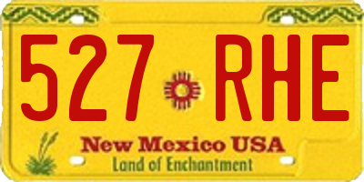 NM license plate 527RHE
