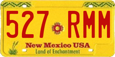NM license plate 527RMM