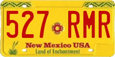 NM license plate 527RMR