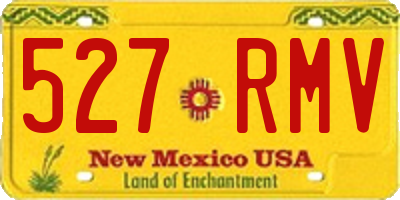 NM license plate 527RMV