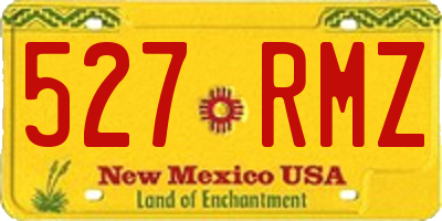 NM license plate 527RMZ