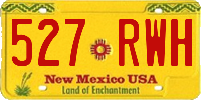 NM license plate 527RWH