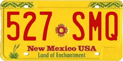 NM license plate 527SMQ