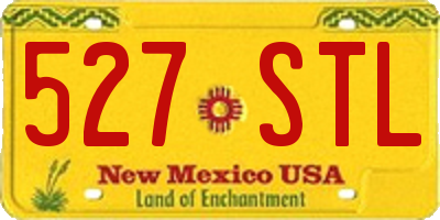 NM license plate 527STL