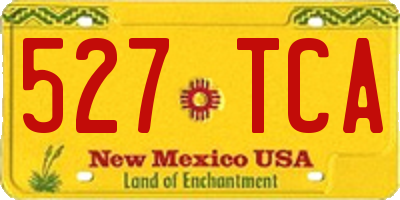 NM license plate 527TCA