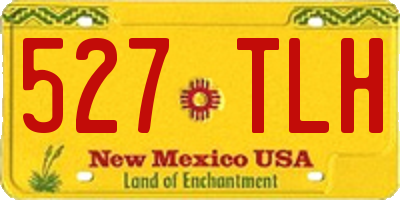 NM license plate 527TLH