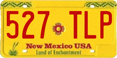 NM license plate 527TLP
