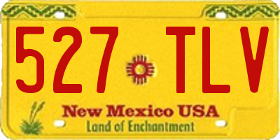 NM license plate 527TLV