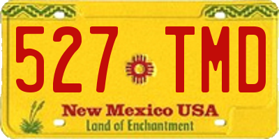 NM license plate 527TMD