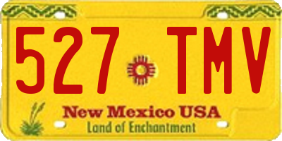 NM license plate 527TMV