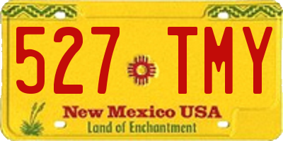 NM license plate 527TMY