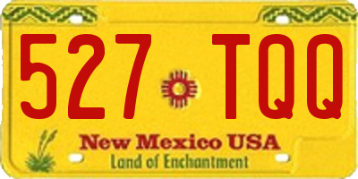 NM license plate 527TQQ