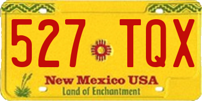 NM license plate 527TQX