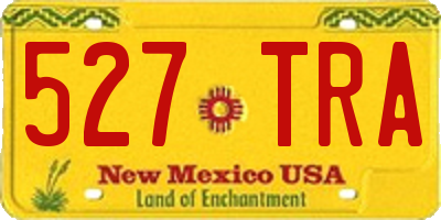 NM license plate 527TRA