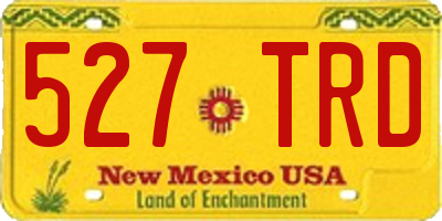 NM license plate 527TRD