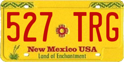 NM license plate 527TRG