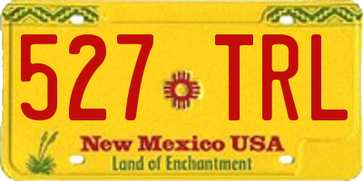 NM license plate 527TRL