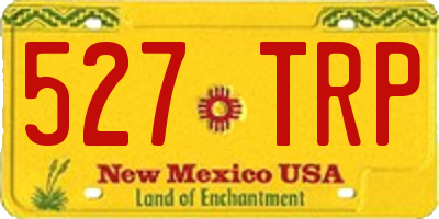 NM license plate 527TRP