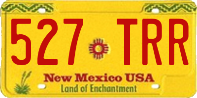 NM license plate 527TRR