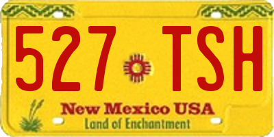 NM license plate 527TSH