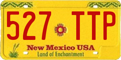 NM license plate 527TTP