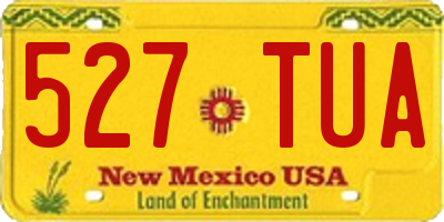 NM license plate 527TUA