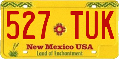 NM license plate 527TUK