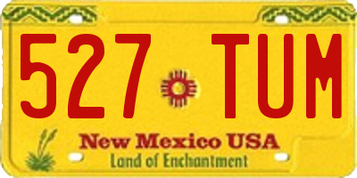NM license plate 527TUM
