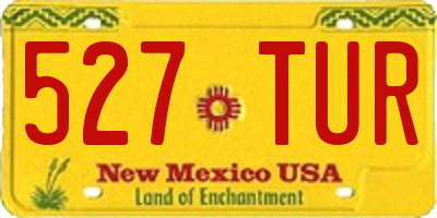NM license plate 527TUR