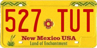 NM license plate 527TUT
