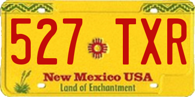 NM license plate 527TXR