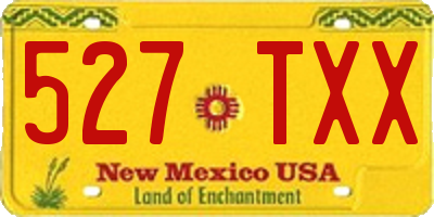 NM license plate 527TXX