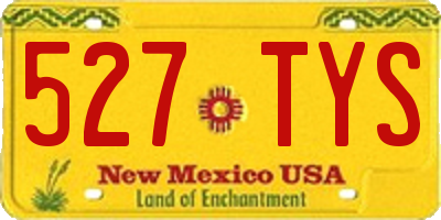 NM license plate 527TYS