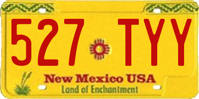 NM license plate 527TYY